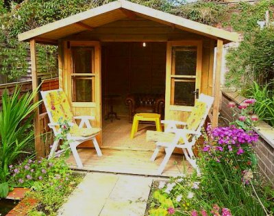 Selfcatering holiday cottages, Ludlow town centre, Shropshire, England, UK