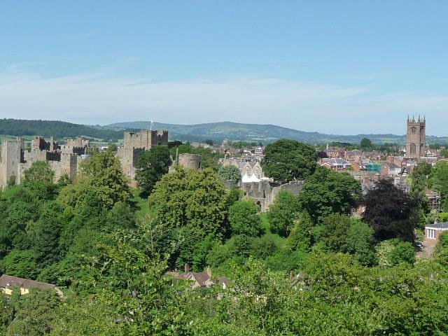 View of Ludlow from Whitcliffe.