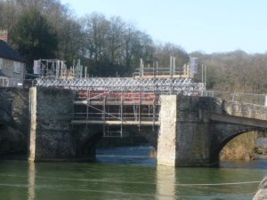 Ludford Bridge open again.